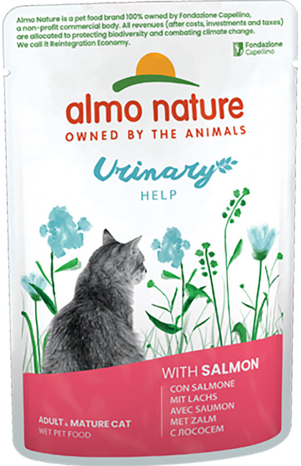 Almo Nature Holistic Urinary Help s lososem 24 x 70 g