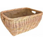 Košíkárna Koš na dřevo ratanový béžový 64x47 cm – Zboží Dáma
