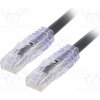 síťový kabel Panduit UTP6AX1MBL Patch, TX6A™ 10Gig,U/UTP, 6a, drát, Cu, PVC, 1m, černý