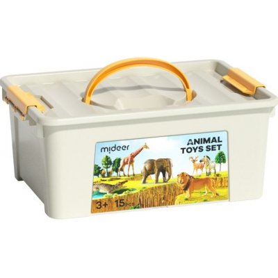 Mideer sada Zvířátka ze ZOO 15 ks – Zboží Dáma