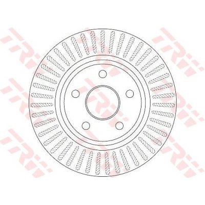 TRW Brzdový kotouč DF6251, sada 2 ks – Zbozi.Blesk.cz