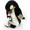 Plyšák Eco-Friendly tučňák s mládětem 22 cm