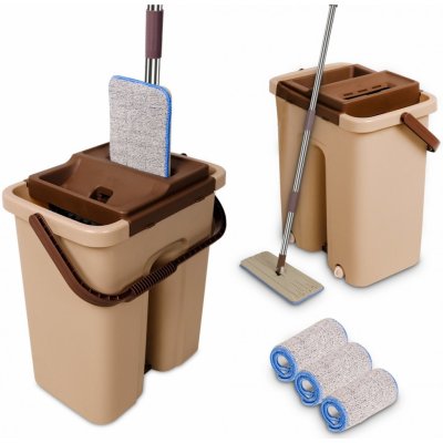 Cenocco CC-9070 Plochý mop s kbelíkem Bucket Brown od 412 Kč - Heureka.cz