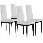 ModernHome KE01 ekokůže bílá 4 ks – Zboží Dáma