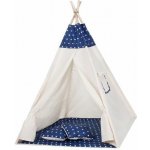 Bestent Dětský stan Teepee s polštáři Hvězdy modrý – Zboží Mobilmania