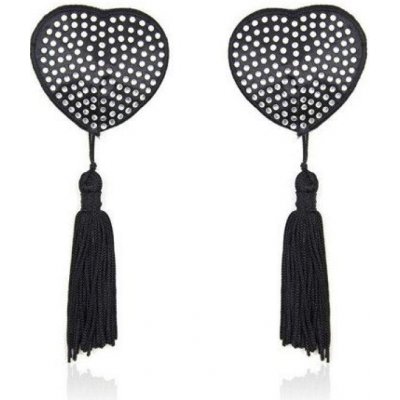 Toyz4lovers Heart shine nipples tassels - stříbrné – Zboží Dáma