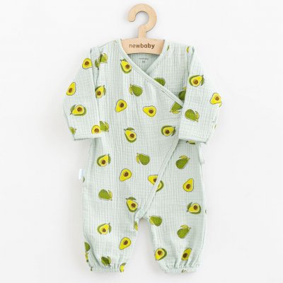 Kojenecký mušelínový overal New Baby Avocado – Zboží Mobilmania