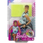 Barbie Model Ken na invalidním vozíku v modrém kostkovaném tílku 195 – Zbozi.Blesk.cz