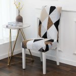 Numberoplus Univerzální elastický potah na židli - Geometric – Zboží Dáma