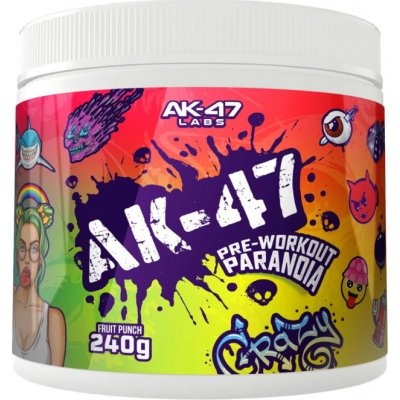 AK-47 Labs Pre-Workout Paranoia 240 g – Sleviste.cz