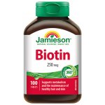 Jamieson Biotin 250 ug 100 tablet – Hledejceny.cz