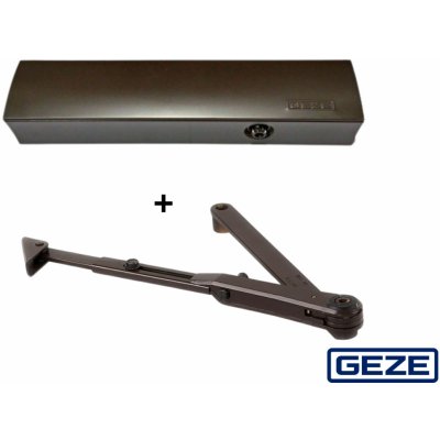 Geze TS 4000 s vypínatelnou aretací bez montážní desky tmavý bronz – Zbozi.Blesk.cz