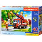 Castorland MAXI Hasiči při záchraně kočky 40 dílků – Zboží Dáma