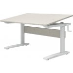Flexa Psací stůl Flexa - Classic s nastavitelnou výškou (bílá) – Zboží Mobilmania