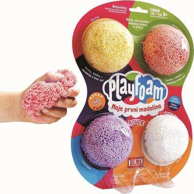 PEXI PlayFoam Modelína/Plastelína kuličková 4 barvy 18x27x4cm – Zboží Mobilmania