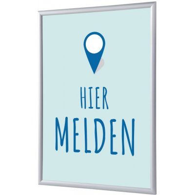 Jansen Display Set klaprámu A1, Přihlášení, modrý, holandsky, 625 x 872 mm – Hledejceny.cz