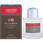 St James of London Sandalwood & Bergamot gel po holení 100 ml – Zboží Dáma