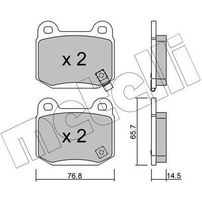 KLOCKI HAM.SUBARU IMPREZA 01- 2,0 TYL – Hledejceny.cz