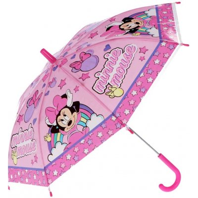 Minnie Mouse 7204 deštník dětský holový růžový – Zboží Mobilmania