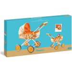 Djeco Pomea Kočárek pro panenky s bavlněnou dekou 57 cm – Hledejceny.cz