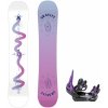 Snowboard set Gravity Fairy junior + vázání S230 23/24