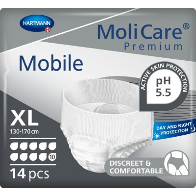 Molicare Mobile 10 KAPEK XL, 14 ks – Zboží Dáma