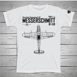 Striker tričko Messerschmitt Bf 109 art bílá – Hledejceny.cz
