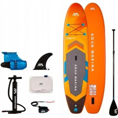 Paddlingové prkno SUP AQUA MARINA Go Turbo 366 cm + elektrický motor BlueDrive S – Hledejceny.cz