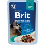Brit Premium Cat Delicate Fillets in Gravy Beef 85 g – Hledejceny.cz