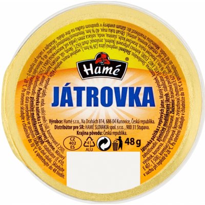 Hamé Játrovka paštika 48g – Hledejceny.cz