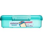 Sistema krabička na svačinu To Go se 3 oddíly 975 ml minty teal – Zboží Mobilmania