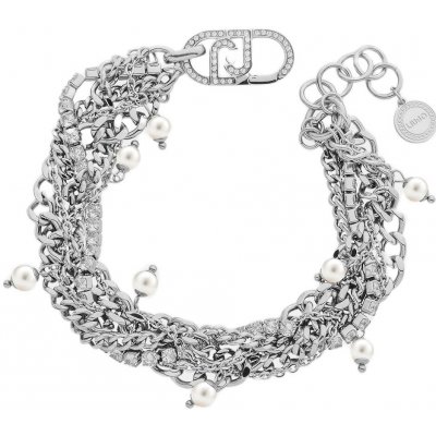 Liu Jo Vícevrstvý ocelový náramek s krystaly a perličkami LJ3073 – Zbozi.Blesk.cz