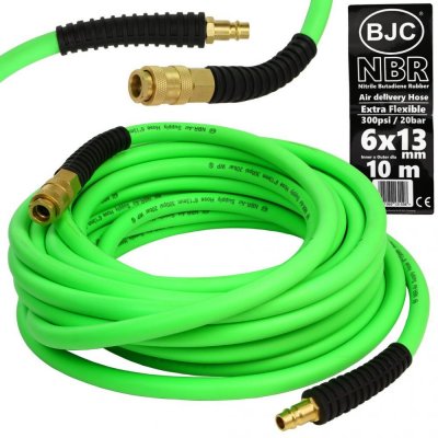 BJC Vzduchová hadice s rychlospojkami 10m, 20bar, 6x13mm M82078 – Zboží Mobilmania