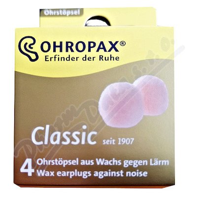 Vyhledávání „OHROPAX Chránič sluchu Ohropax Classic 2 ks“ – Heureka.cz