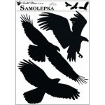 Anděl Samolepka siluety Typ: 1 ptáci 429 42x30cm – Sleviste.cz