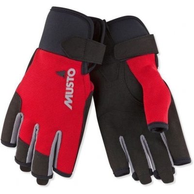 Musto Essential Sailing Short Finger Glove True Red