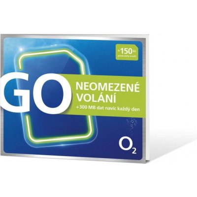 Aligator SIM karta O2 s tarifem GO Neomezeně a kreditem 150 Kč – Zboží Mobilmania