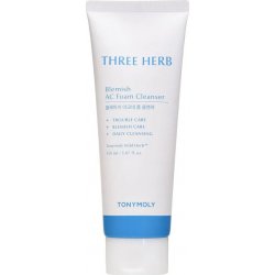 Three Herb Blemish Tony Moly čistící pleťová pěna 150 ml