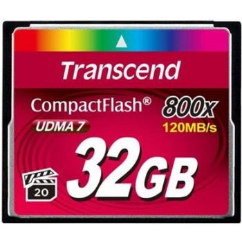 Transcend CompactFlash 32 GB Premium TS32GCF800