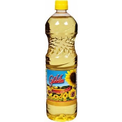 Gold Plus slunečnicový olej, 1 l