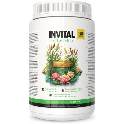 INVITAL Pond pH Minus 1000 g – Zboží Mobilmania