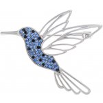 Biju Brož kolibřík modrý zirkon 9002100-2 – Sleviste.cz