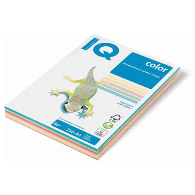 IQ Kopírovací papír A4 IQ 80g 5x100 color mix pastel. barvy 448057 – Zboží Mobilmania
