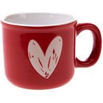 Casa de Engel Hrnek na espresso se srdcem červený 90 ml – Zboží Dáma