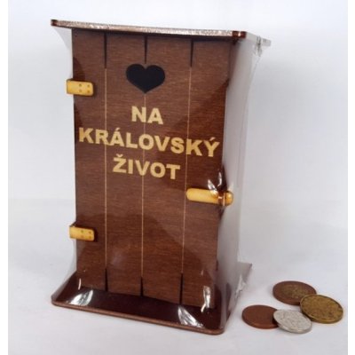 Pokladnička kadibudka Na královský život – Zboží Dáma