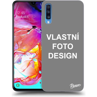 Pouzdro Picasee silikonové Samsung Galaxy A70 A705F - Vlastní design/motiv čiré – Zboží Mobilmania