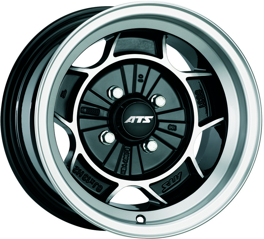 ATS Classic 8x13 4x100 ET1 black polished