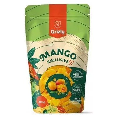 GRIZLY Mango sušené exclusive 250 g – Zboží Mobilmania