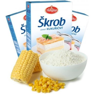 Amylon Kukuřičný škrob jemný 200 g – Hledejceny.cz