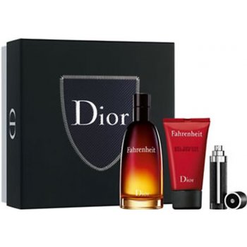 Christian Dior Fahrenheit EDT 100 ml + sprchový gel 50 ml + EDT 3 ml dárková sada